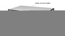  25191 - Vola Modern White Marble Coffee Table