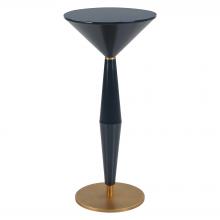  24007 - Luster Navy Blue Accent Table