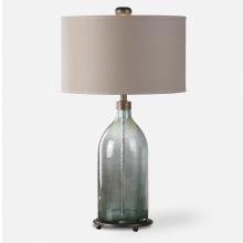  27197-1 - Uttermost Massana Gray Glass Table Lamp