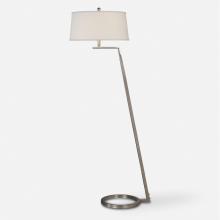  28108 - Uttermost Ordino Modern Nickel Floor Lamp