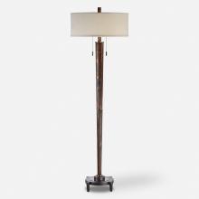  28119-1 - Uttermost Rhett Burnished Oak Floor Lamp