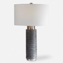  26357 - Uttermost Strathmore Stone Gray Table Lamp