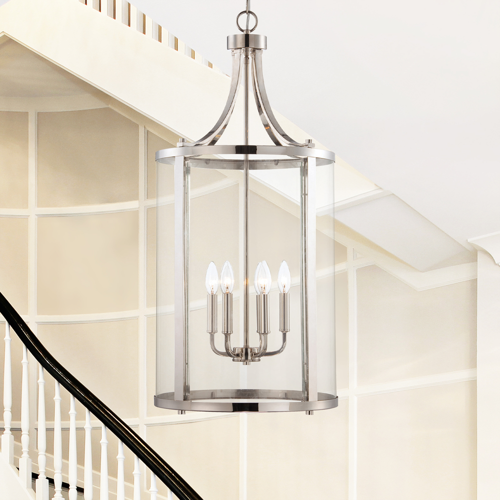 Penrose 6-Light Pendant in Polished Nickel