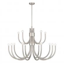  1-6682-15-SN - Sorrento 15-Light Chandelier in Satin Nickel