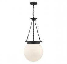  7-3901-3-89 - Manor 3-Light Pendant in Matte Black