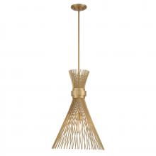  7-9602-1-171 - Longfellow 1-Light Pendant in Burnished Brass