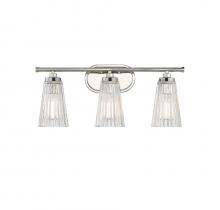  8-1745-3-109 - Chantilly 3-Light Bathroom Vanity Light in Polished Nickel