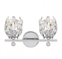  8-6601-2-11 - Moreno 2-Light Bathroom Vanity Light in Chrome