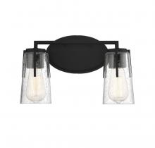  8-7045-2-BK - Sacremento 2-Light Bathroom Vanity Light in Black