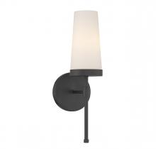  9-2801-1-89 - Haynes 1-Light Wall Sconce in Matte Black