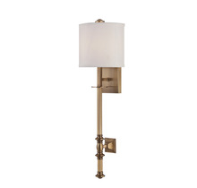  9-7140-1-322 - Devon 1-Light Wall Sconce in Warm Brass