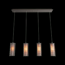 Hammerton PLB0020-07-MB-F-C01-L1 - Downtown Mesh Linear 7pc Multi-Pendant