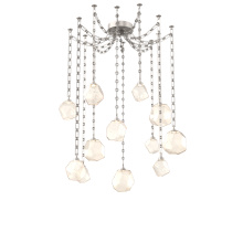 Hammerton SNB0039-12-BS-A-CH3-L3 - Gem Multi Light Pendant Multi Port Canopy Beige Silver