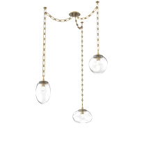 Hammerton SNB0069-03-GB-FC-CH3-L3 - Cosmos LED Multi Light Pendant Gilded Brass
