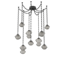 Hammerton SNB0089-09-MB-S-CH1-L3 - Mesa Multi Light Pendant Matte Black