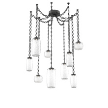Hammerton SNB0091-09-MB-C-CH2-L3 - Vessel Round Chain 9pc Swag Multi-Pendant