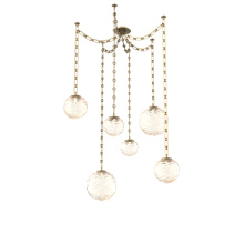 Hammerton SNB0092-06-GB-A-CH3-L1 - Gaia Round Chain 6pc Swag Multi-Pendant