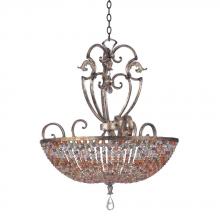  2567TG - Chesapeake 7 Light 32 Inch Pendant With Beaded Bowl Shade