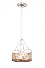 Kalco 5415SV - Windsor 4 Light 27.5 Inch Pendant