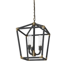 Palecek 2148-10 - HOLLISTER OUTDOOR CHANDELIER SMALL BLACK