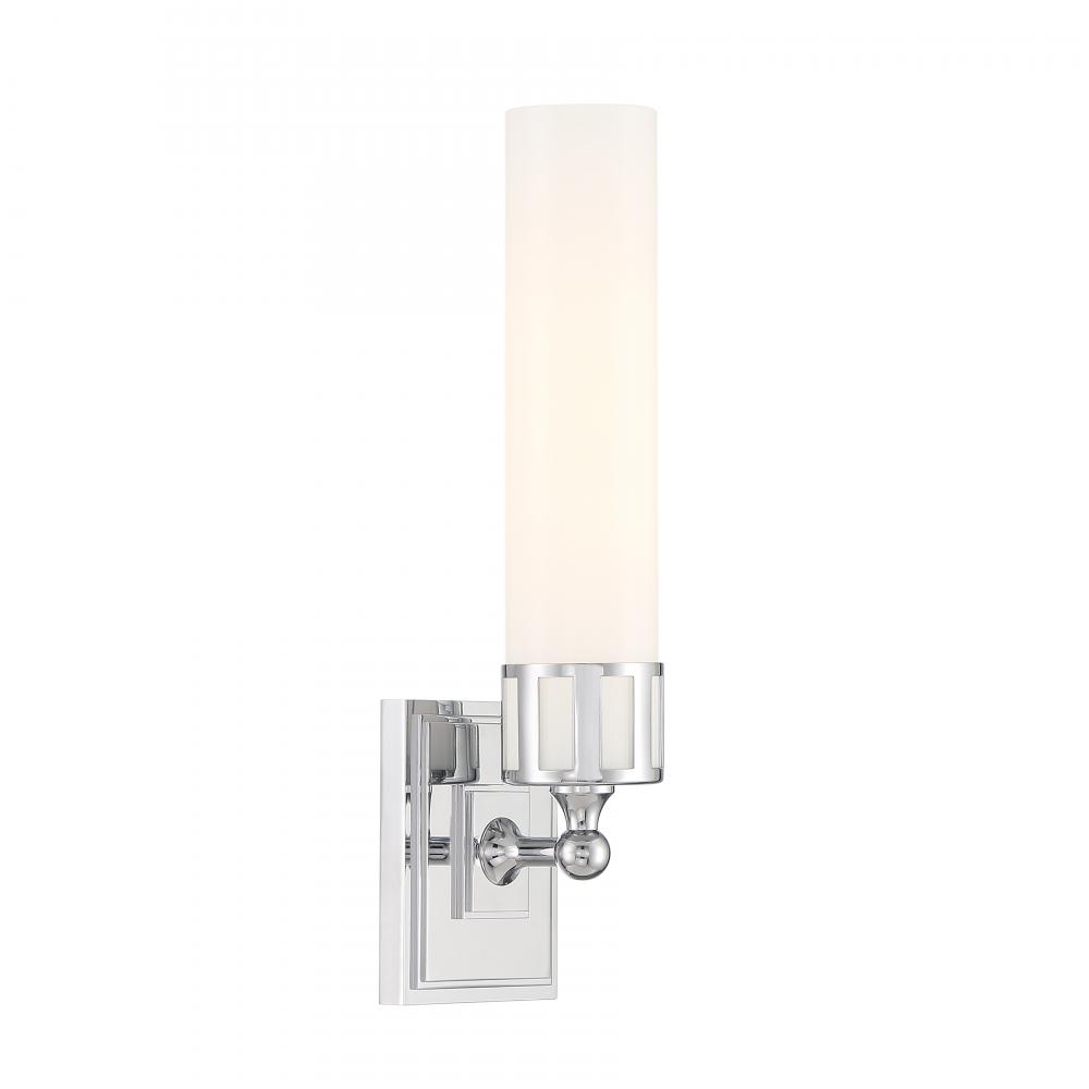 Astor 1 Light Sconce - Chrome