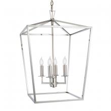 Norwell 1081-PN-NG - Cage Pendant Light - Polished Nickel