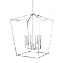 Norwell 1082-PN-NG - Cage Pendant Light - Polished Nickel