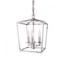 Norwell 1084-PN-NG - Cage Pendant Light - Polished Nickel