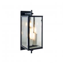 Norwell 1150-MB-CL - Back Bay Outdoor Wall Lights - Matte Black