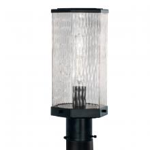 Norwell 1177-MB-WAV - Polygon Outdoor Post Lantern Light - Matte Black