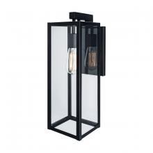 Norwell 1186-MB-CL - Capture Outdoor Wall Sconce - Matte Black