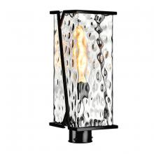 Norwell 1252-MB-CW - Waterfall Outdoor Post Light - Matte Black