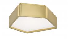  5395-SB-SO - Fenway Flush Mount Light - Satin Brass