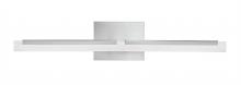 Norwell 8146-BN-FA - Double L Sconce 26" LED Vanity Light - Brushed Nickel