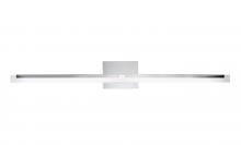Norwell 8147-CH-FA - Double L Sconce Linear 36" LED Vanity Light - Chrome