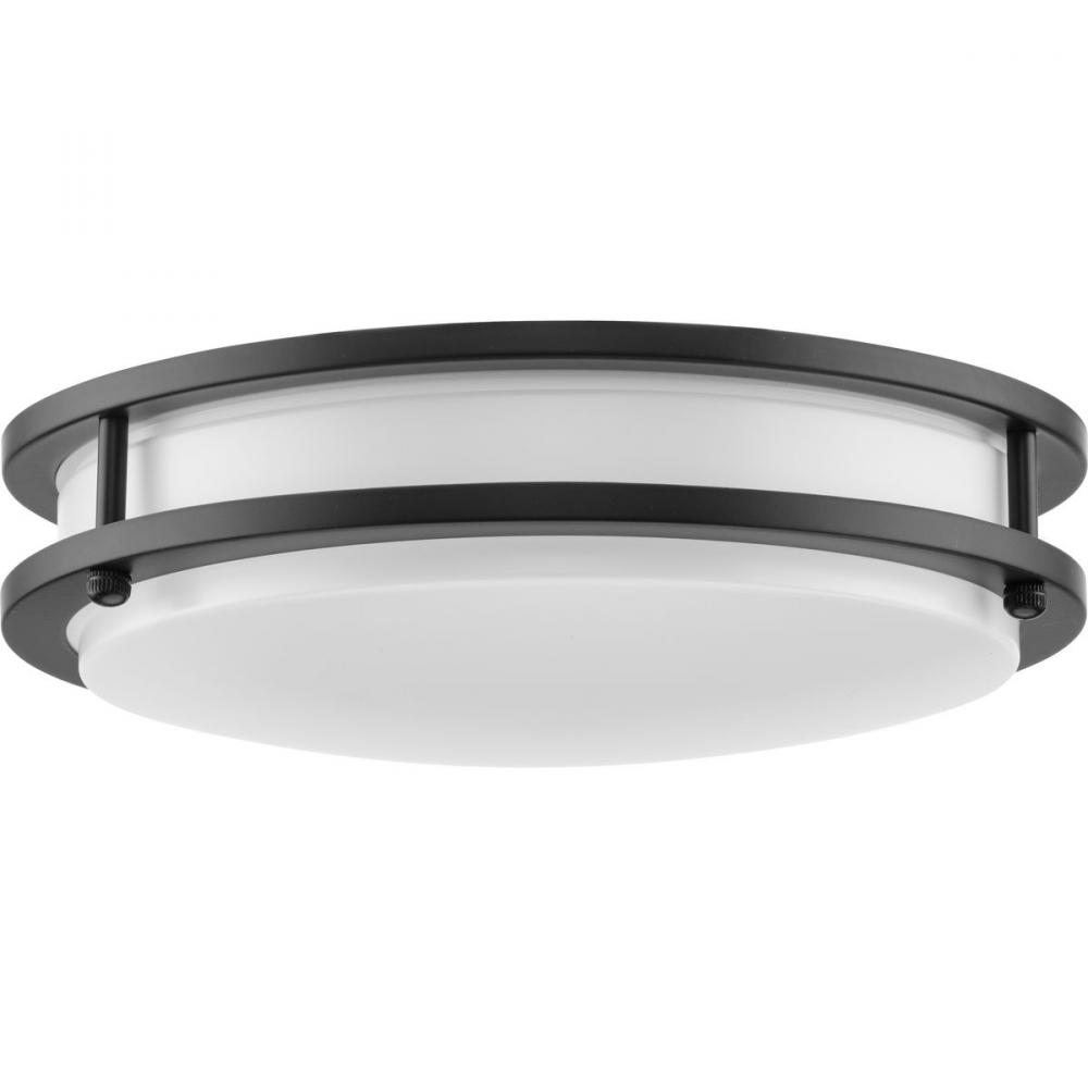 Abide Collection 5-CCT Integrated LED Matte Black Contemporary 10.24" Small Flush Mount Light