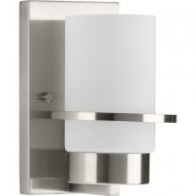  P300413-009 - Reiss Collection One-Light Modern Farmhouse Brushed Nickel Vanity Light