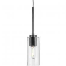  P500403-31M - Cofield Collection One-Light Matte Black Transitional Pendant