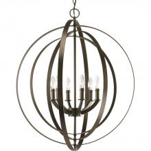  P3889-20 - Equinox Collection Six-Light Foyer Pendant