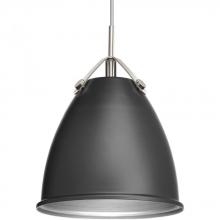  P500051-143 - Tre Collection One-Light Graphite Graphite Metal Shade Coastal Pendant Light