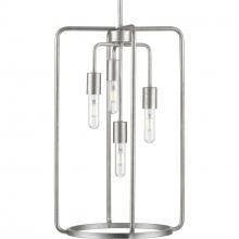 Progress P500224-141 - Bonn Collection Four-Light Galvanized Finish Farmhouse Pendant Light