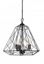  237P03BL - The Wright Stuff 3-Lt Pendant - Black