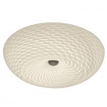  AC1583 - Swirled 2-Lt Medium Flush Mount - French Feather