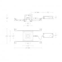 WAC US R3BSD-SCS-HZWT - Ocular 3.0 5CCT Square Donwlight Trim and Remodel Housing with New Construction Frame-In Kit and D