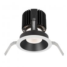 WAC US R4RD1T-F827-BKWT - Volta Round Shallow Regressed Trim with LED Light Engine