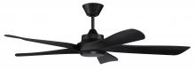  CPT52FB5 - 52" Captivate Indoor/Outdoor (Damp) in Flat Black w/ Flat Black Blades