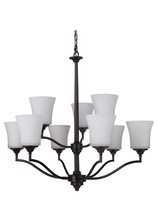  41729-OB - 9 Light Chandelier