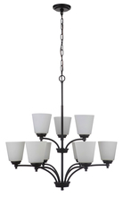  50229-FB-WG - 9 Light Chandelier