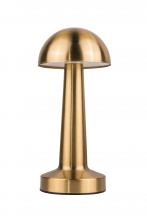  86291BRS-TR - Joni 1 Light LED Rechargeable Lamp in Brass