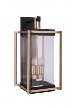  ZA6534-MNSB - Metalwork 4 Light Extra Large Outdoor Wall Lantern in Midnight/Satin Brass